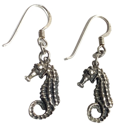 Sterling silver 925 seahorse earrings