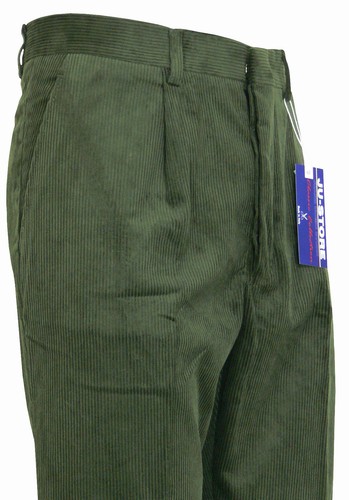 Pantalone velluto Uomo classico a coste larghe con pinces tipo duca  Visconti | eBay