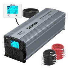 GIANDEL 5000W Pure Sine Wave Power Inverter DC12V to AC110V 120V with LCD Displa