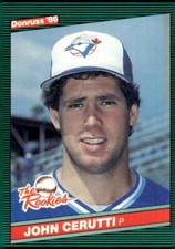 1986 Donruss The Rookies #20 John Cerutti Toronto Blue Jays