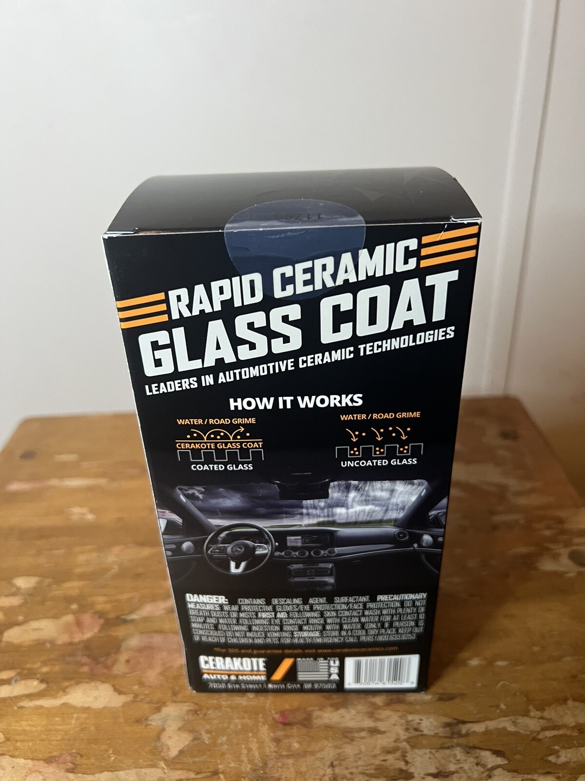 New CERAKOTE Rapid Ceramic Glass Coat Windshield Kit Professional