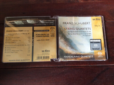 Schubert   String Quartet E [SACD Album] Mandelring Quartett Streichquartette