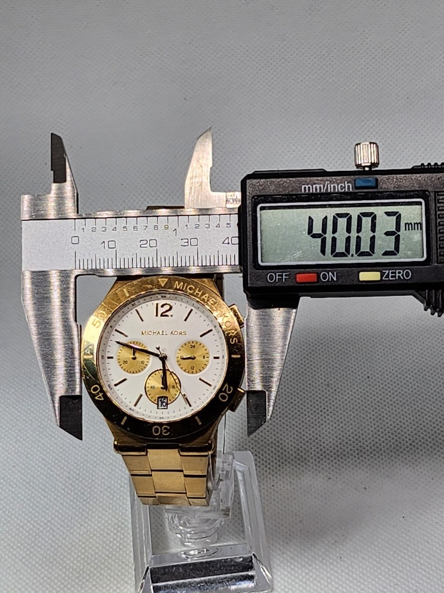 Michael Kors Gold-Tone Stainless Steel Chronograph MK5933 Watch