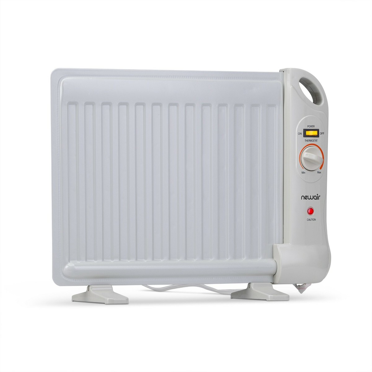 NewAir 400 Watt Electric Oil Filled Under Desk Portable Heater for