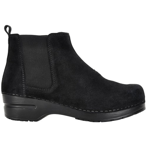 SANITA 'vaika' Stivale Chelsea in Pelle Scamosciata in Nero (Art:471125) |  eBay