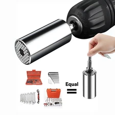 Universal Socket Wrench Magical Power Grip Gator Tech Multi Tool Drill Adapter