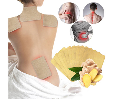 10 pcs/1bag Ginger Back Pain Patch Neck Massage Back Body Warmer Sticker Self He