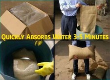 Flood prevent Self-Inflating Sandless Sandbags Water Absorbent bags, 40 per Pack
