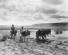 MOKI INDIAN MEN ON ROAD EDWARD S. CURTIS 8x10 GLOSSY PHOTO PRINT
