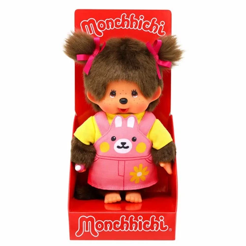 Monchhichi Mädchen Animal Dress Bunny ca. 20 cm Sekiguchi Monchichi Plüschfigur