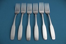 6 Dinner Forks Oneida Community PAUL REVERE Stainless 7 1/8"