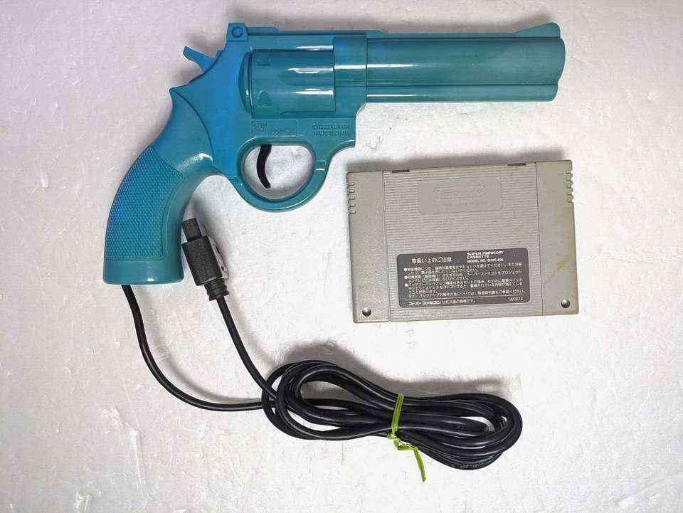 Konami Lethal Enforcers Super Famicom Game and Guns  SFC Japan Box - Image 3 of 4