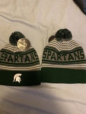 Michigan State Spartans Beanies. 2 Pack