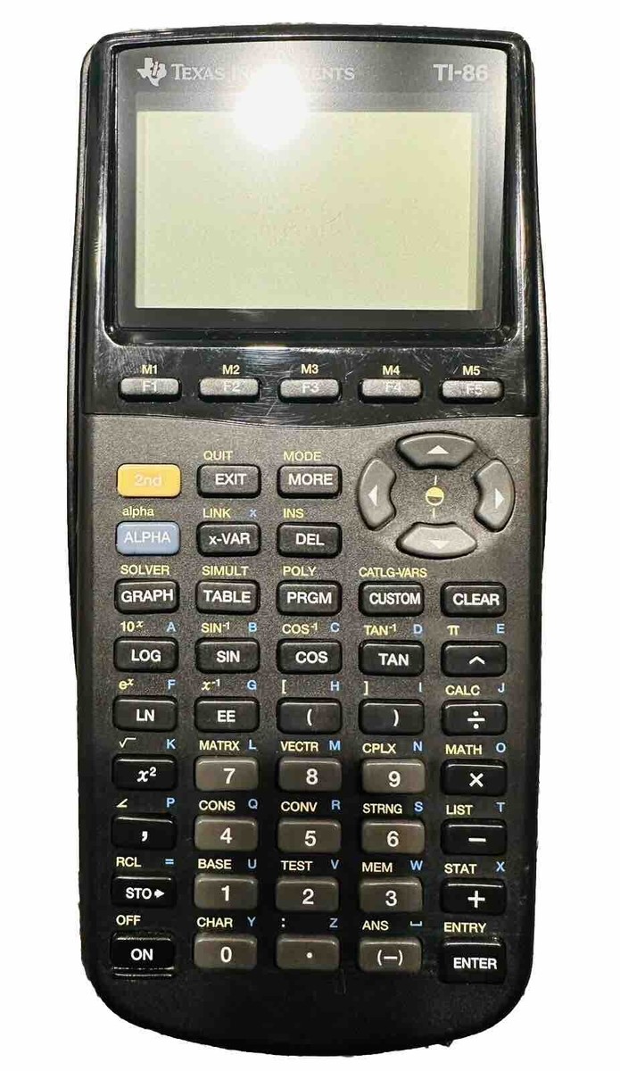 Calculadora Ti 86 TI 86 Texas Instruments Graphing Calculator W/Cover