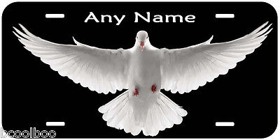 Peace Dove Any Name Personalized Novelty Car Auto License Plate
