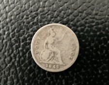 1843 Silver Groat Young Head