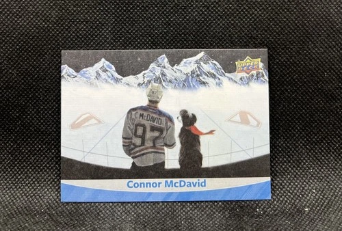 CONNOR MCDAVID CANVAS 2025 Upper Deck DC x NHL Crossover Hockey #2 CARD OILERS