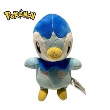 Pokémon Center Piplup Plush 9” Authentic Stuffed Animal Toy Blue Penguin GC