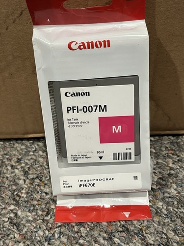 Canon PFI-007M Original Ink Cartridge - Magenta Exp 12/22