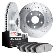 For Volvo V70 99-00 DFC PRO-KIT 5000 Drilled & Slotted Front Brake Kit