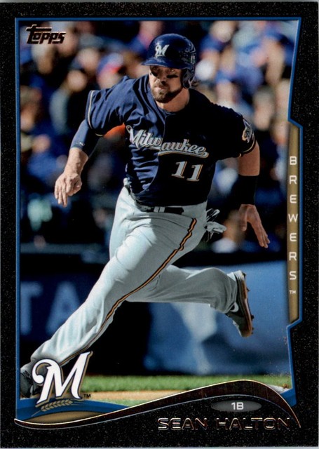 2014 Topps schwarz #394 Sean Halton /63 - BB
