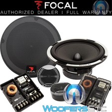 FOCAL EXPERT PS 165X2 6.5" CAR 2-OHM COMPONENT SPEAKERS TWEETERS CROSSOVERS NEW