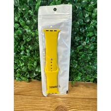 New Yellow Silicone Smart Watch Band Adult NWT Smart Watch Size 38MM Gift
