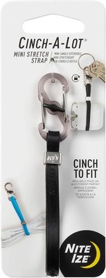 Nite Ize Cinch-A-Lot Mini Stretch Strap Adjustable Slider Straps and Holds Items