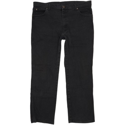 Wrangler Durable Quality  Herren Schwarz Straight Jeans W40 L30 (107570)