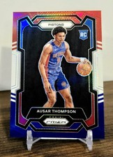 2023-24 PANINI PRIZM AUSAR THOMPSON ROOKIE RC RED WHITE BLUE PRIZM