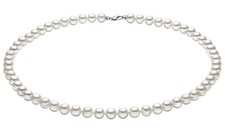 SALDI Collana COMETE GIOIELLI di perle ed oro bianco FWQ105