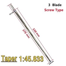 1ps Screw type reamer, wooden pipe instrument Oboe exclusive use reamer 4.8 12