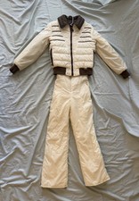 Vintage Women's Ski Jacket and Overall Bib