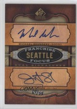 2012 SP Signature Edition 67/75 Michael Saunders Justin Smoak #FF2-SEA2 Auto 0b2