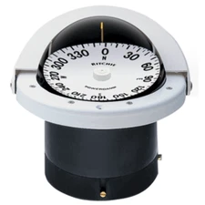 Ritchie FN-201W Navigator Compass Flush Mount White Boat Sailboat