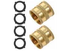 Garden Hose Connector with Dual Swivel for Male Hose to Male Hose Double Female