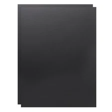 2 Pack ABS Plastic Sheet, 0.12" Thick 8"x12" Flexible Hard Plastic Sheet, Black