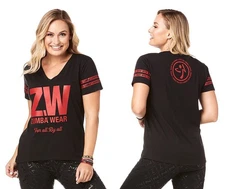 Zumba For All By All Top - Bold Black ~ XS & S  ~ New! Free Ship!