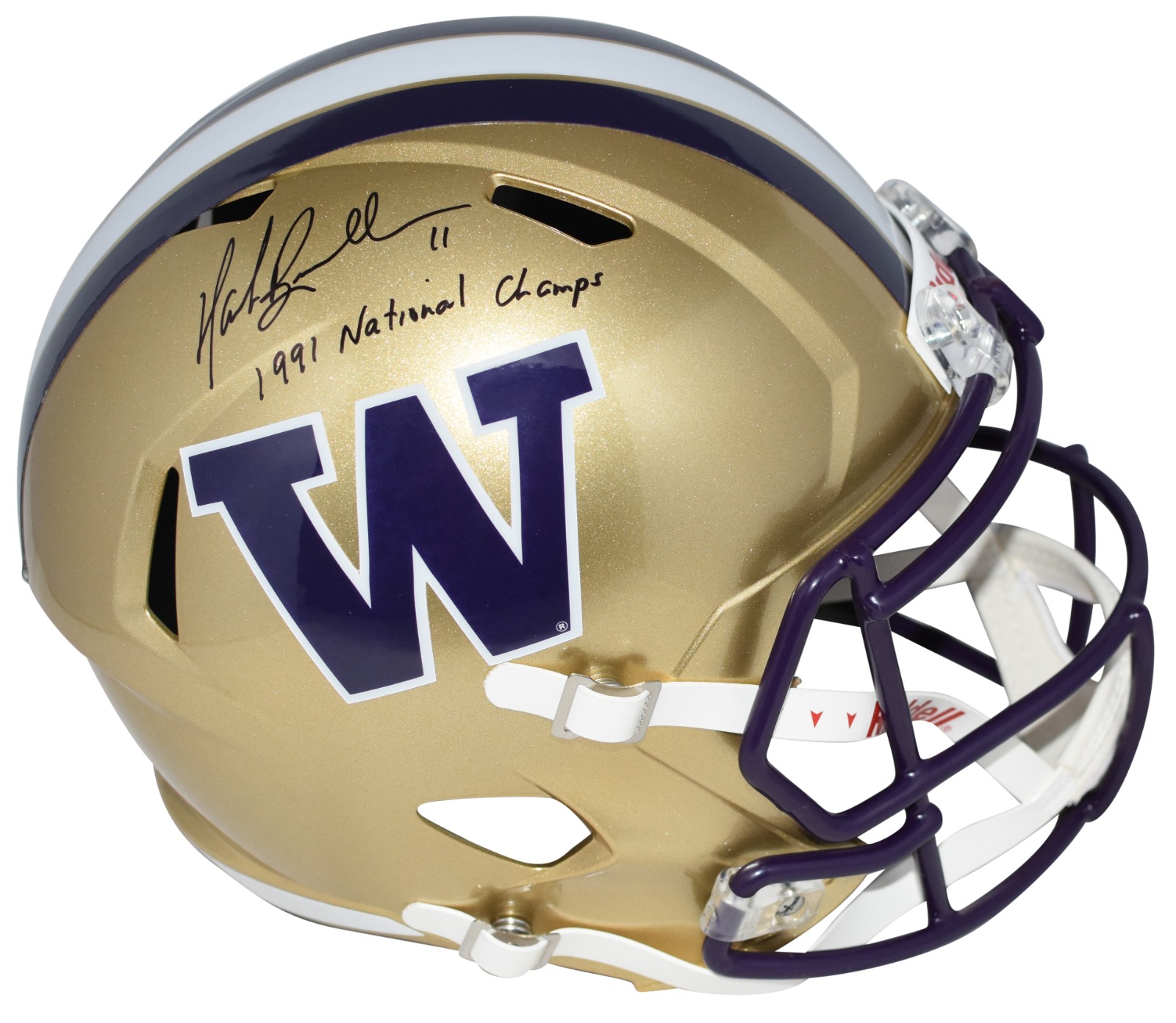 Mark Brunell Autographed Signed Washington Huskies FULL SIZE SPEED HELMET BECKETT 