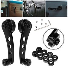 Billet Aluminum Window Crank Grab Handle Black For Hot Rod Chevy Ford Chrysler Billet Aluminum Window Crank Grab Handle Black For Hot Rod Chevy Ford Chrysler