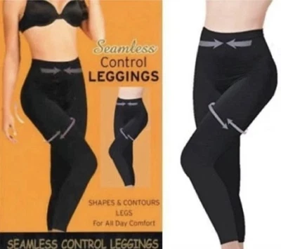 STV SEAMLESS HIGH WAISTED MED CONTROL SLIMMING BUM TUM THIGHS LEGGINGS SIZE 3XL - Image 1 of 4
