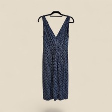Fresh Produce Sayulita Rayon Spandex Knit Faux Wrap Midi Dress.