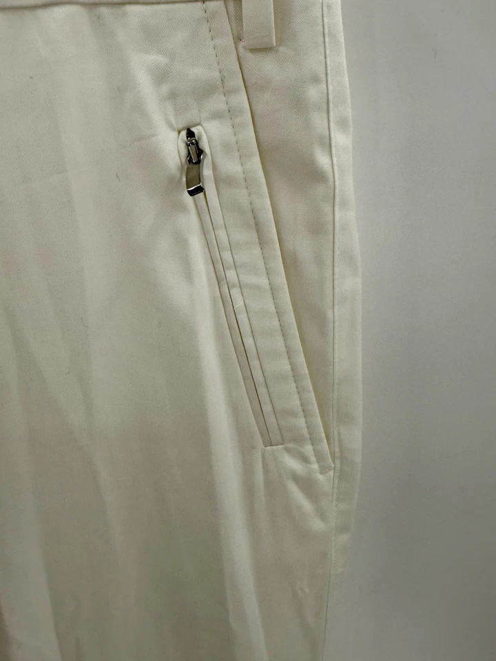 NWT Pal Zileri Concept White Cotton Designer Chinos IT52 / US 36 / Made in Italy - Image 4 of 4