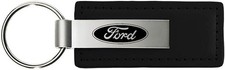 Ford Leather Keychain - Black Ford Leather Keychain - Black