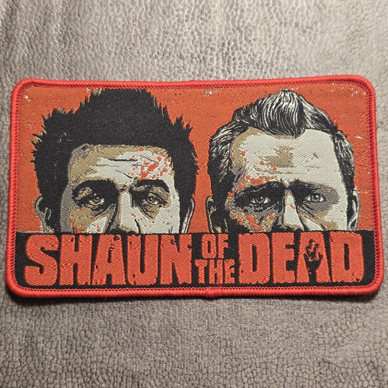 Shaun Of The Dead WOVEN PATCH [Blu Ray DVD Funko Art Action Figure Collector's]