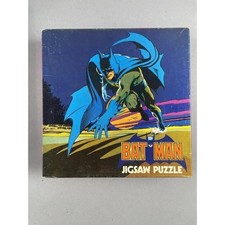 Vintage Batman Jigsaw Puzzle 1975 DC Comics Retro Superhero Collectible Puzzles