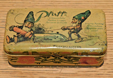 vintage BOITE en métal MACHINE à COUDRE PFAFF nain LUTIN kaiserslautern GERMANY