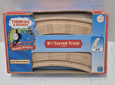 Vintage Thomas  Friends Wooden Railway 6 1/2" Curved Track Original Box 2006