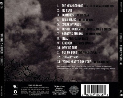 COMMON - NOBODY SMILING [DELUXE] [CLEAN] NEW CD