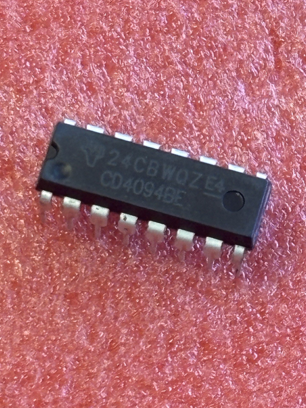 TEXAS INSTRUMENT CD4094BE IC BUS REGISTER 8STAGE 16-DIP 1 pc.